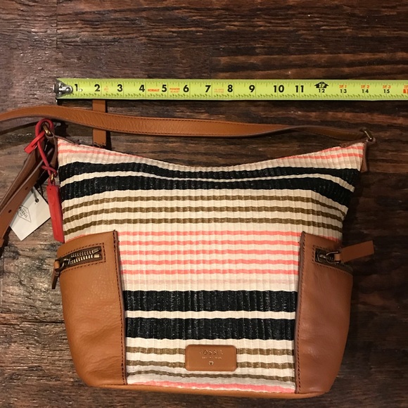 NWT Fossil Emerson Fabric Hobo - Picture 8 of 8